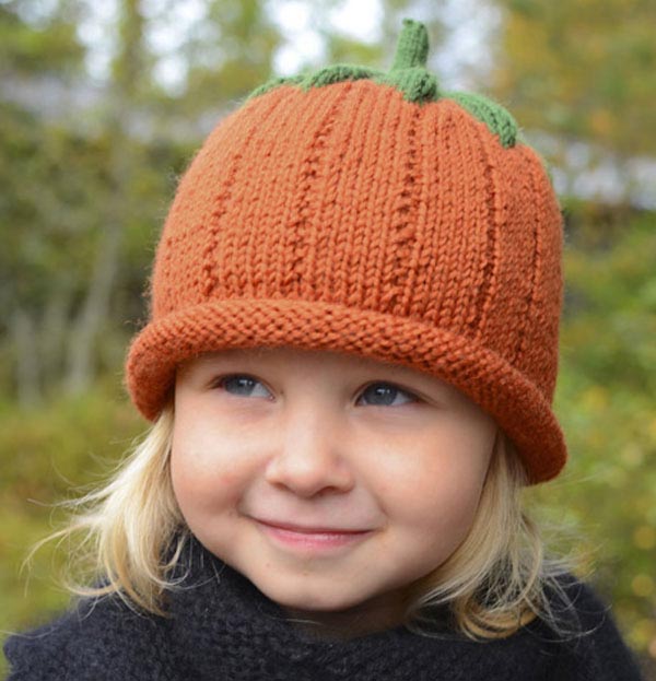 Забавная шапочка Тыковка: теплый аксессуар для вашего ребенка детская шапка Тыковка спицами 1