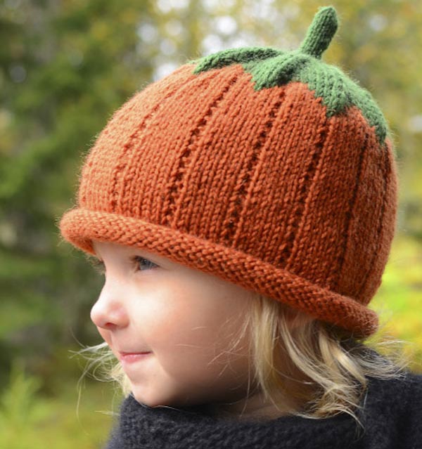 Забавная шапочка Тыковка: теплый аксессуар для вашего ребенка детская шапка Тыковка спицами 2