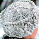 Вязаная спицами шапка Кубанка для женщин: подробное описание