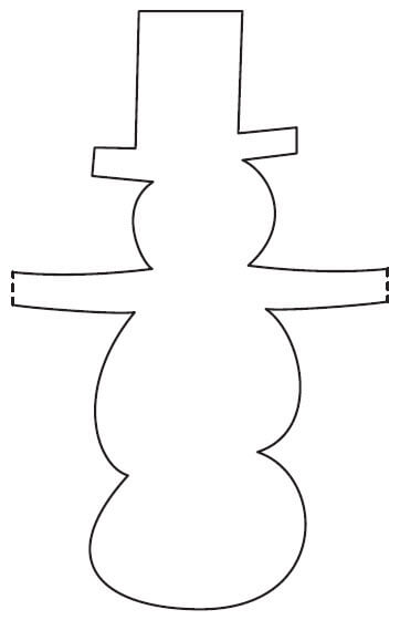 Гирлянда из бумажных снеговиков: готовимся к Новому году girlyanda snegovikov iz bumagi 2
