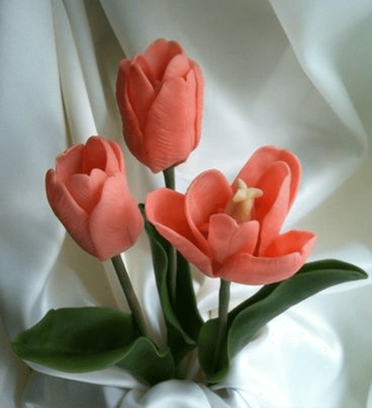 Как сделать тюльпаны своими руками: мастер классы в различных техниках Tyulpan iz bumagi 94