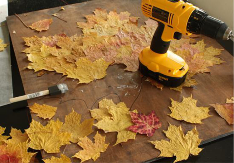 Интересные и красивые поделки из осенних листьев в садик и школу osennie podelki iz listev 7