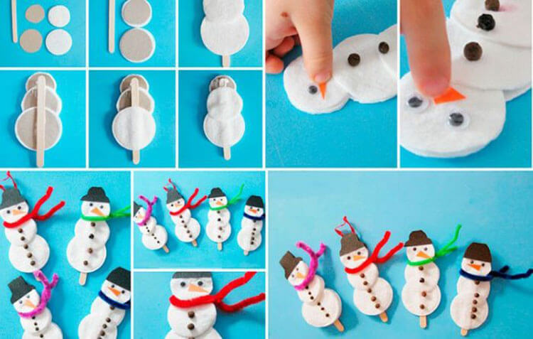 Делаем снеговика своими руками к новому году : различные способы  с фото podelka snegovik svoimi rukami 30