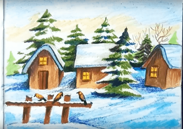 Рисунки на новогоднюю тематику: что можно нарисовать на Новый год risunki na novogodnyuyu temu 84