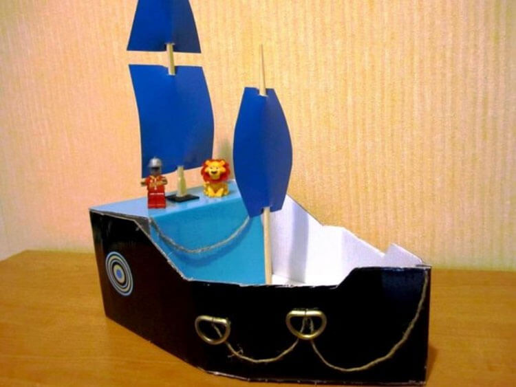 Кораблик для детей: различные способы создания со схемами и описанием korabl svoimi rukami 71