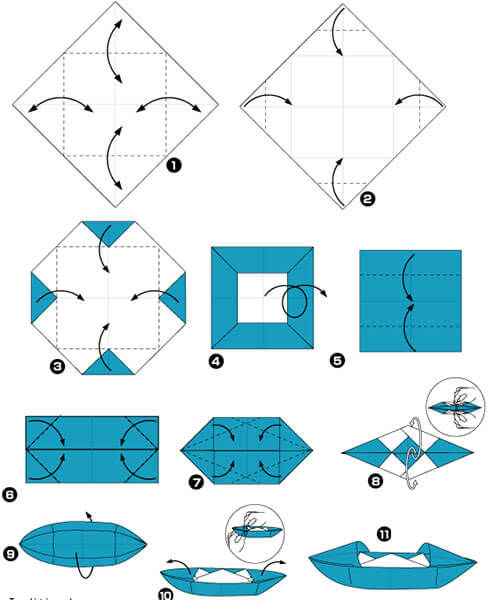 Кораблик для детей: различные способы создания со схемами и описанием korabl svoimi rukami 81