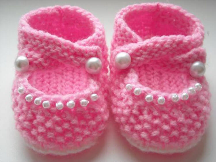 Пинетки для новорожденных малышей спицами: что можно связать для первой обуви малышам pinetki spicami s opisaniem i skhemami 73