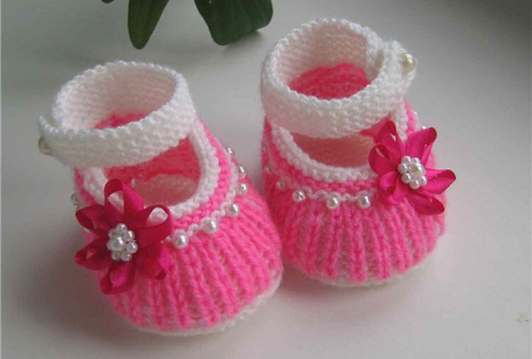 Пинетки для новорожденных малышей спицами: что можно связать для первой обуви малышам pinetki spicami s opisaniem i skhemami 77