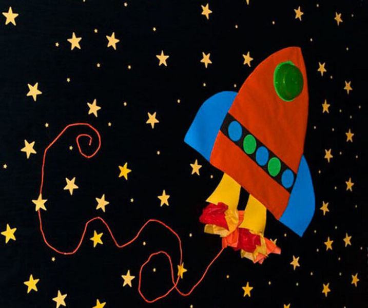 10 поделок про космос для детей: рисуем, лепим, мастерим!