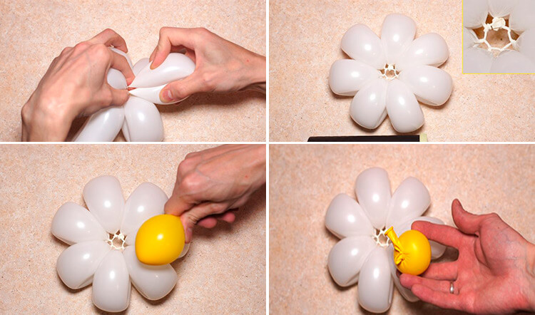 Делаем цветок ромашка своими руками из различных материалов 141 144