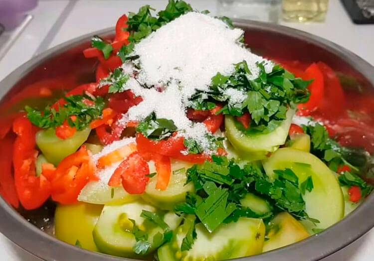 Как приготовить зеленые помидоры на зиму: рецепты пальчики оближешь recept zelenyh pomidor na zimu 3