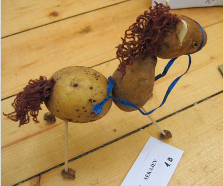 Поделки из картошки для сада и школы своими руками svoimi rukami podelki iz kartoshki 33